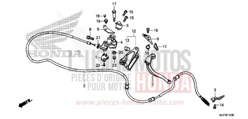 LEVIER DE STATIONNEMENT CRF1000DH de 2017